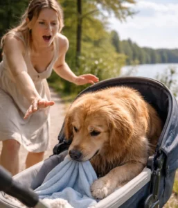 Барон прыгнул в коляску первым, потому что увидел опасность раньше матери