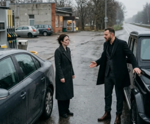 После похорон отца она заехала на заправку