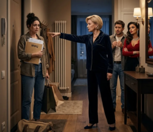 Они выставили меня с пакетами за дверь