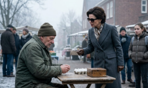 Она торговалась за яйца с нищим стариком, а вечером сама просила пощады