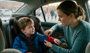 Я пристегнула сына в машине и увидела ожог, который вскрыл весь детсад