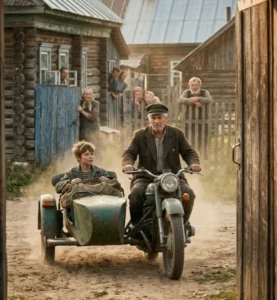 Старик Степан вернулся в деревню не один — и в тот же день все поняли, зачем он снова завёл давно забытый мотоцикл