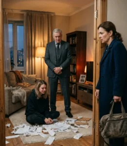 Я вернулась домой и застала свёкра дочери над ней на полу. Но он не знал, что именно я всю жизнь учила Дарью не бояться бумаг