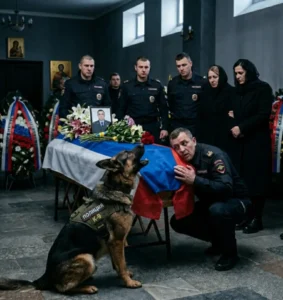 Пёс у гроба услышал то, что пропустили все взрослые — и сорвал похороны в последнюю минуту