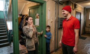 Восемь месяцев сын рисовал одного и того же незнакомца в красной шляпе. Потом этот человек постучал в их дверь