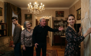 «Уходи в чём пришла!» — бушевал свекор в доме, купленном на её деньги. Она лишь усмехнулась и начала методично снимать дорогие обои