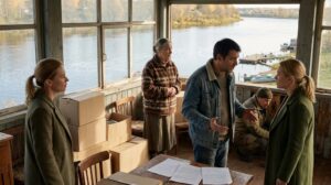 Дети приехали продавать старый павильон у пристани, но мать неожиданно отказалась подписывать документы