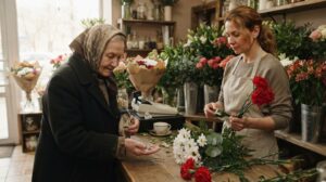 «Мне только три самые дешёвые гвоздики», — попросила пенсионерка. Через десять дней хозяйка цветочного магазина узнала, для кого они были