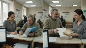 «Сергей Иванович, я уже пятый раз объясняю вам одно и то же» — Дарина сорвалась на пожилого посетителя, а через минуту увидела, зачем он записывает каждое её слово дрожащей рукой