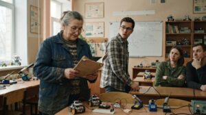 На собрании родители посмеялись над вопросами 70-летней Антонины о робототехнике