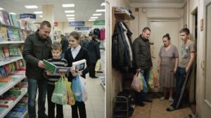 «Саша, детям к школе почти ничего не купили, переведи хотя бы тысяч восемьдесят» — мать рассчитывала на помощь сына, но он вместо денег приехал домой с Кариной и Захаром и полным багажником покупок