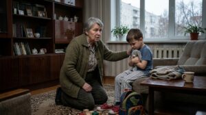 «Мама, только не трогай его живот!» — пятилетний внук закричал, когда бабушка помогала ему переодеться. В больнице врачи задали один вопрос, после которого отец мальчика побледнел