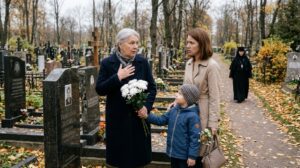 «Бабушка, а почему папа больше не приходит?» — на могиле сына незнакомый мальчик схватил Галину за руку. Но его мать показала то, во что женщина боялась поверить
