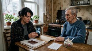 «Сиделка украла мои деньги и серьги твоей матери!» — кричал отец после инсульта. Но Катя поставила камеру и увидела, кто на самом деле открывал сахарницу