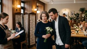 «Мама, посиди за ширмой и молчи про деньги!» — сын не пустил Нину на открытие кафе, а в конце вечера ей принесли счёт, от которого она побледнела